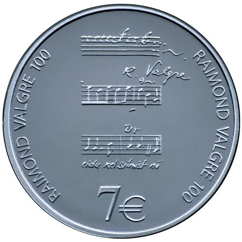 7€ Raimond Valgre 100 (2013)